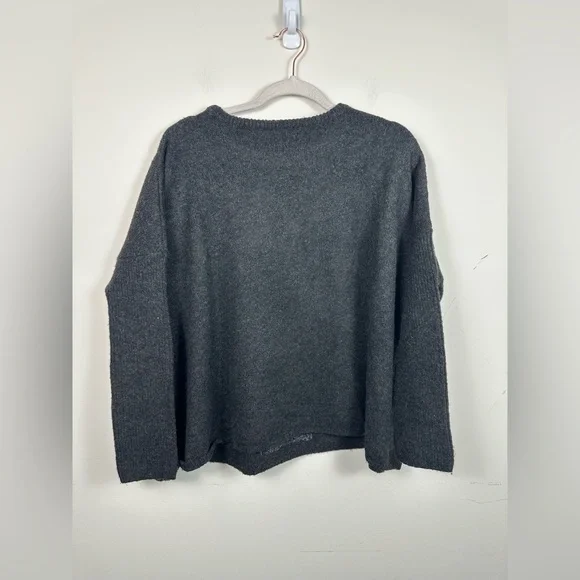 Zara Embodied and Beaded Zodiac Sweater Size Large EUC Wool Blend - Picture 4 of 8